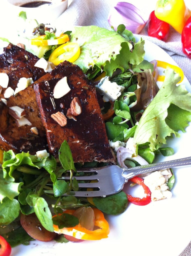 Marinated Tofu with Sweet Balsamic Glaze