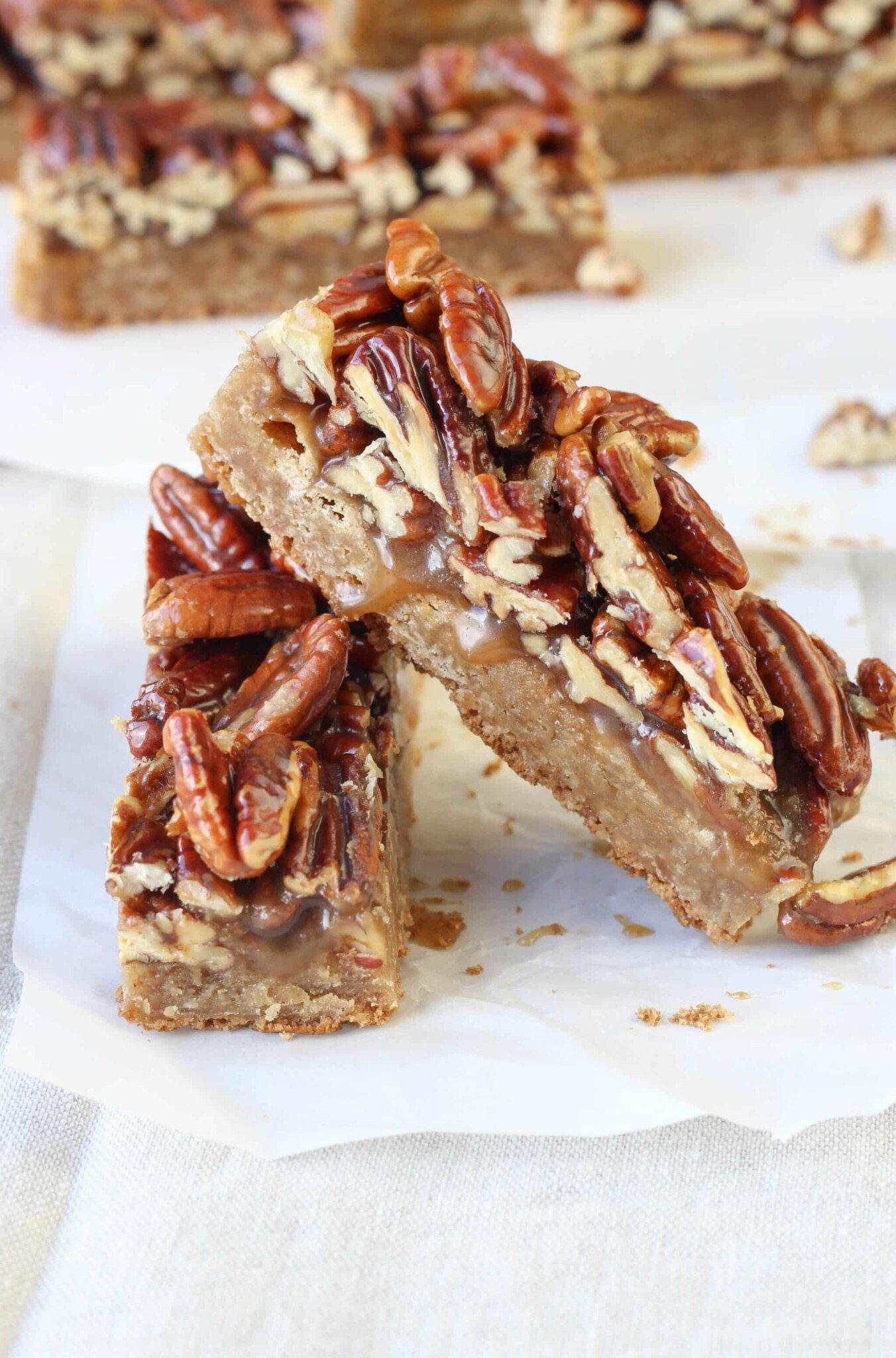 Maple Pecan Brown Butter Blondies