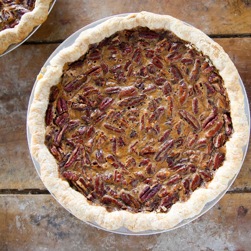 Classic Pecan Pie unsliced