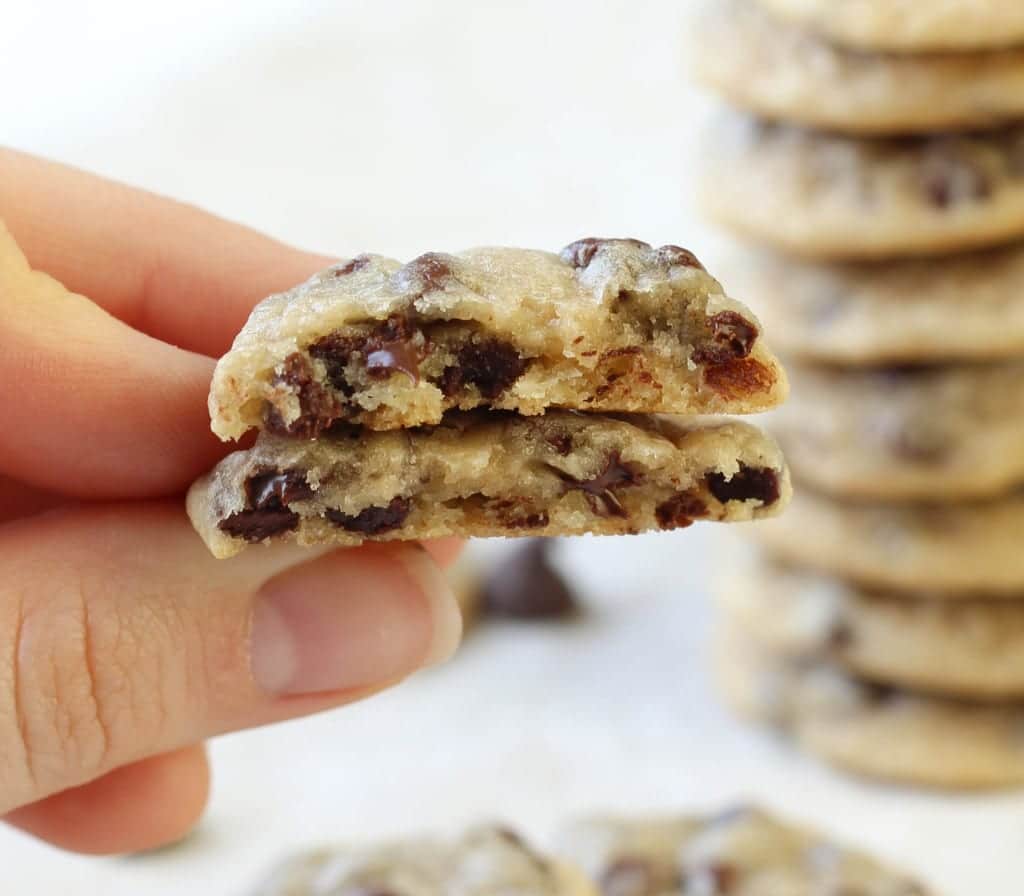 Silver Dollar Chocolate Chip Cookies