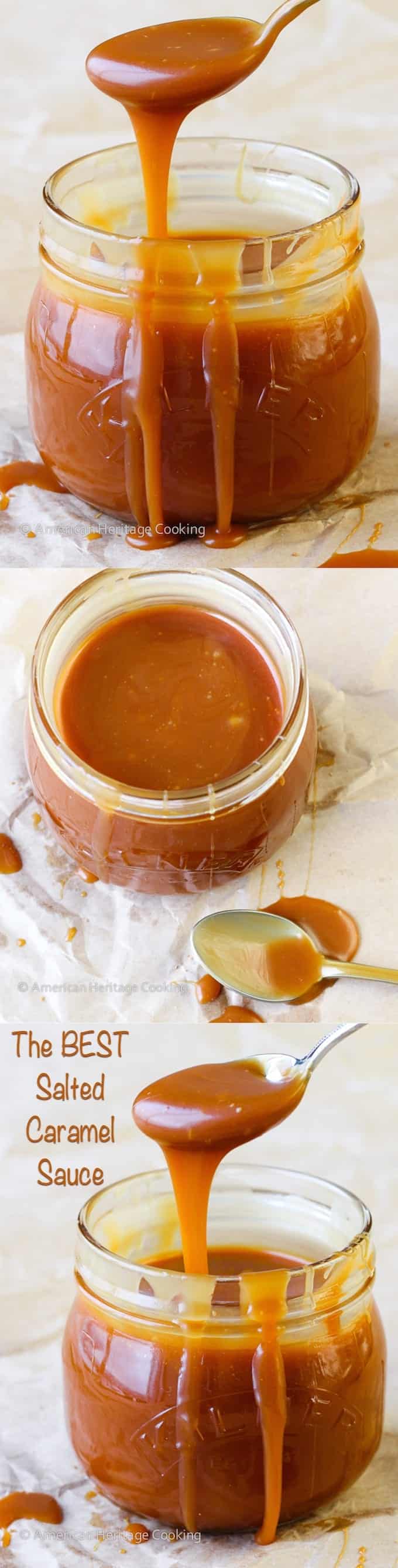 The BEST Homemade Salted Caramel Sauce