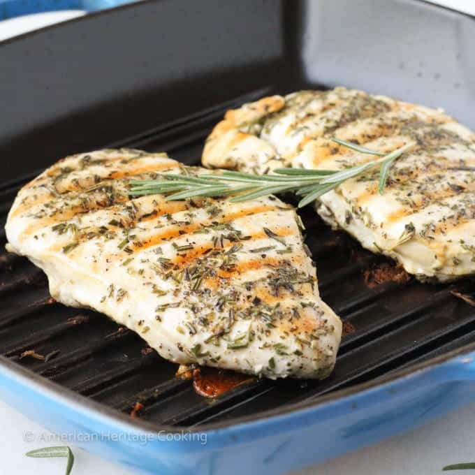 Foolproof Rosemary Grilled Chicken