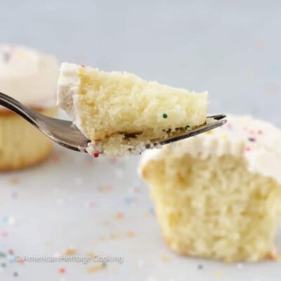 Sprinkles Copycat Vanilla Cupcakes - Chef Lindsey Farr