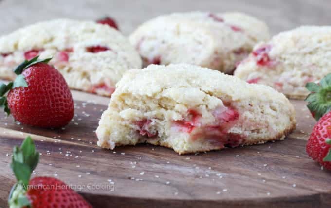 Strawberry Lemon Scones