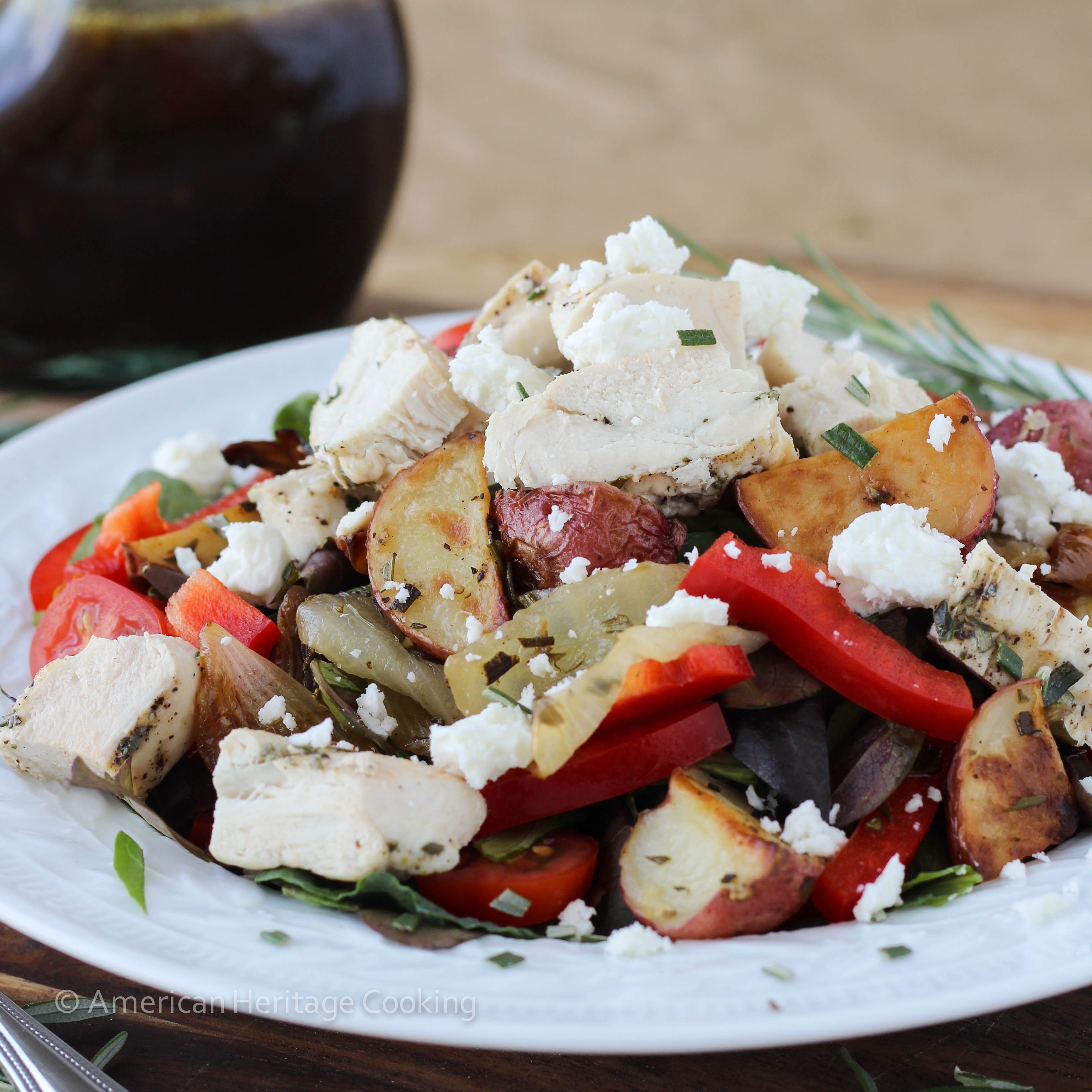 Warm Lemon Rosemary Roasted Vegetable Salad Chef Lindsey Farr