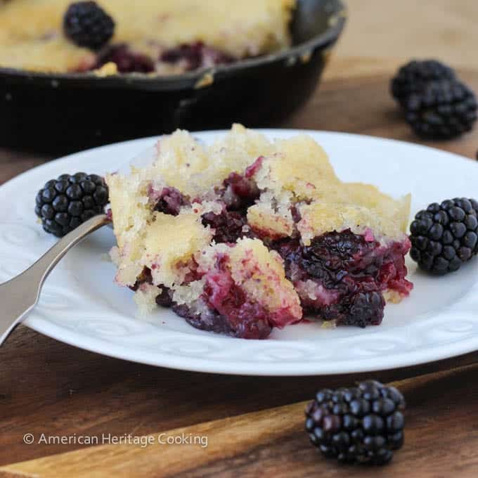 Old Fashioned Blackberry Buckle