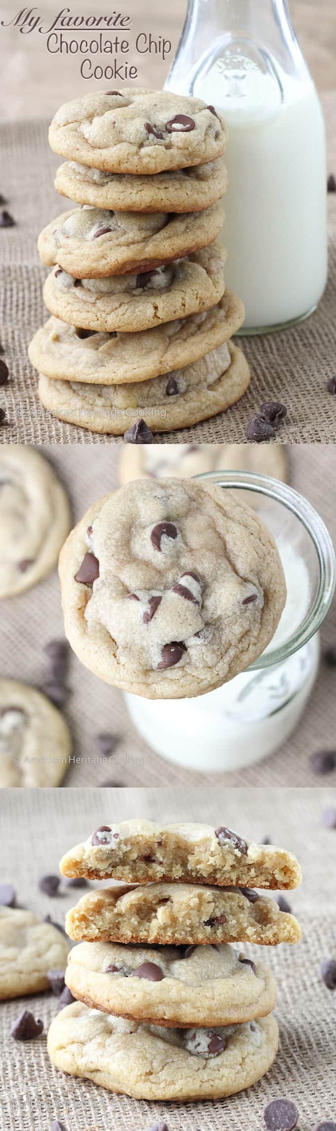 My favorite chewy chocolate chip cookies