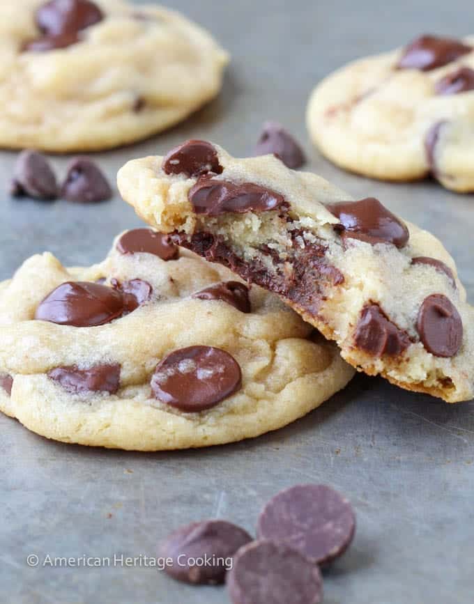 Brown Butter Cream Cheese Chocolate Chip Cookies