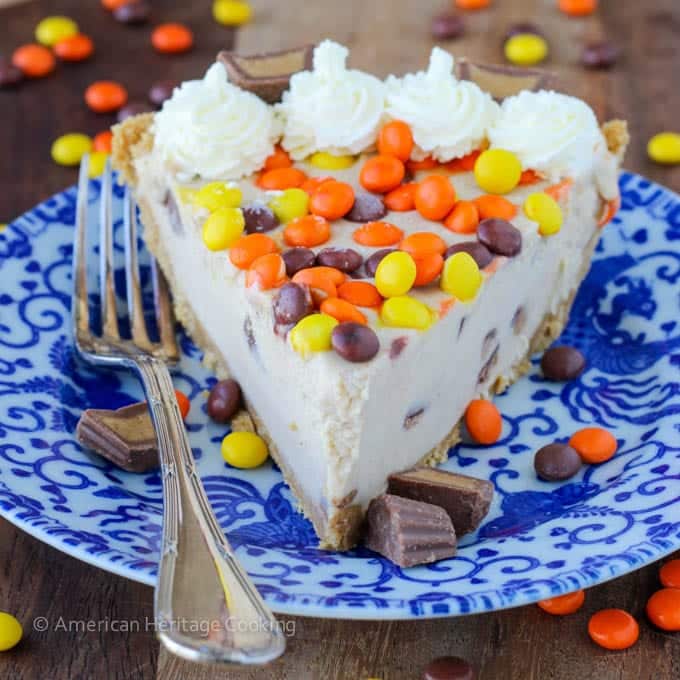 Peanut Butter Reeses Ice Cream Pie Nutter Butter Crust