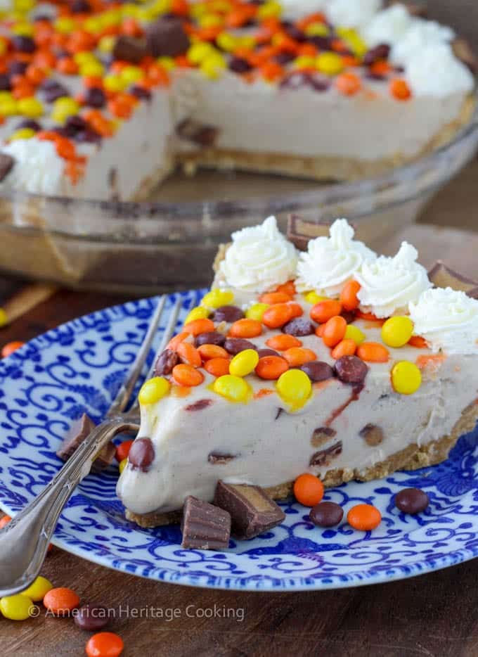 Peanut Butter Reeses Ice Cream Pie Nutter Butter Crust