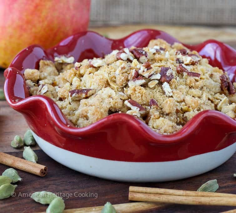 Cardamom Pear Crisp