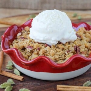 Cardamom Pear Crisp