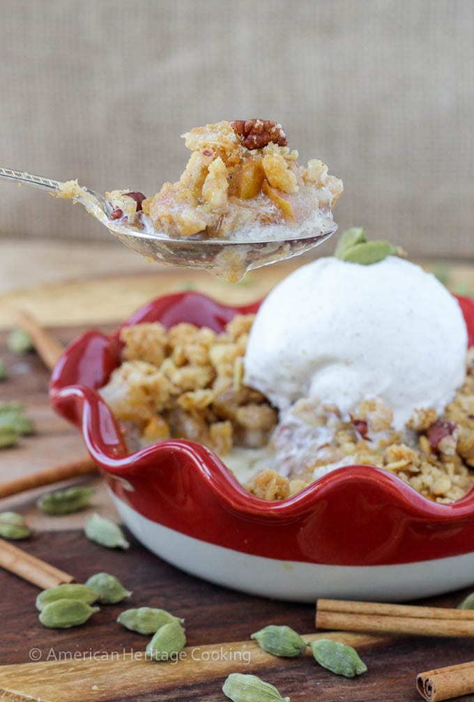 Cardamom Pear Crisp