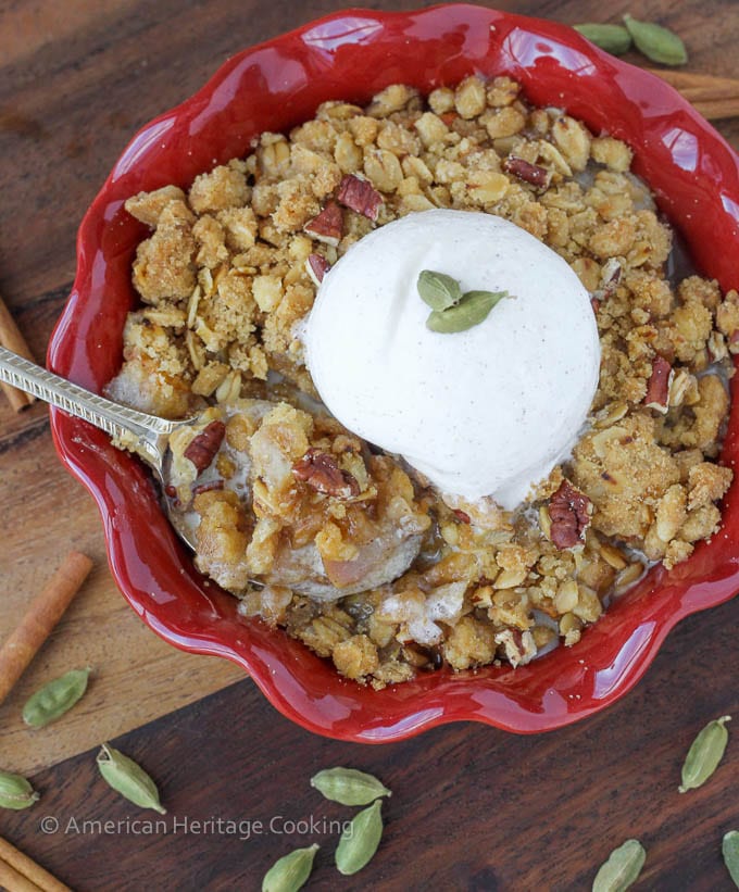 Cardamom Pear Crisp