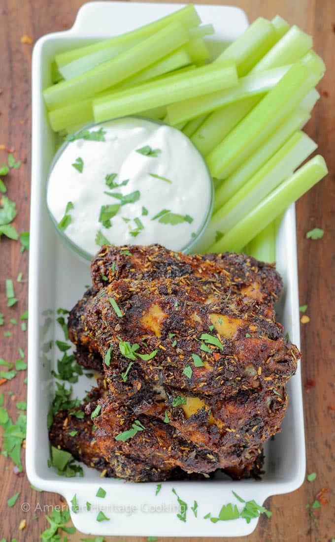 Spice Rack Dry Rubbed Baked Chicken Wings