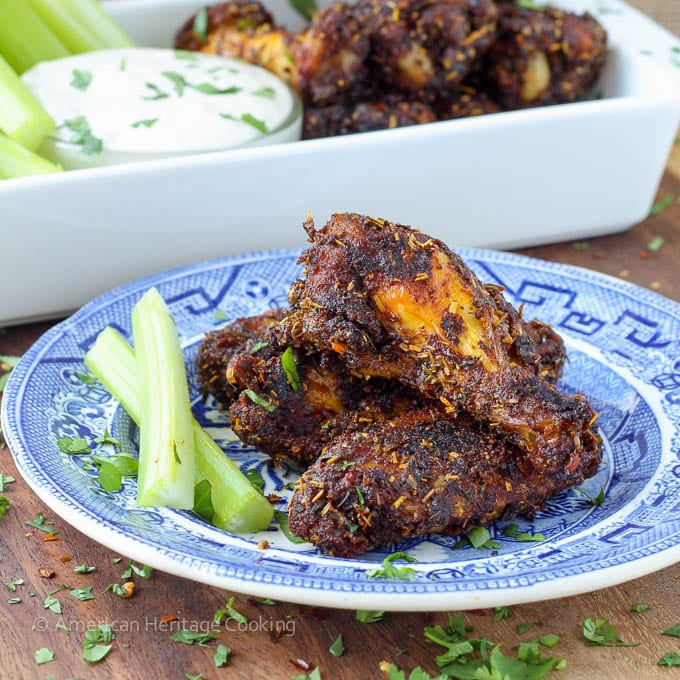 Spice Rack Dry Rubbed Baked Chicken Wings