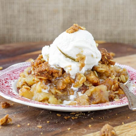 Easy Apple Crisp Recipe - Chef Lindsey Farr