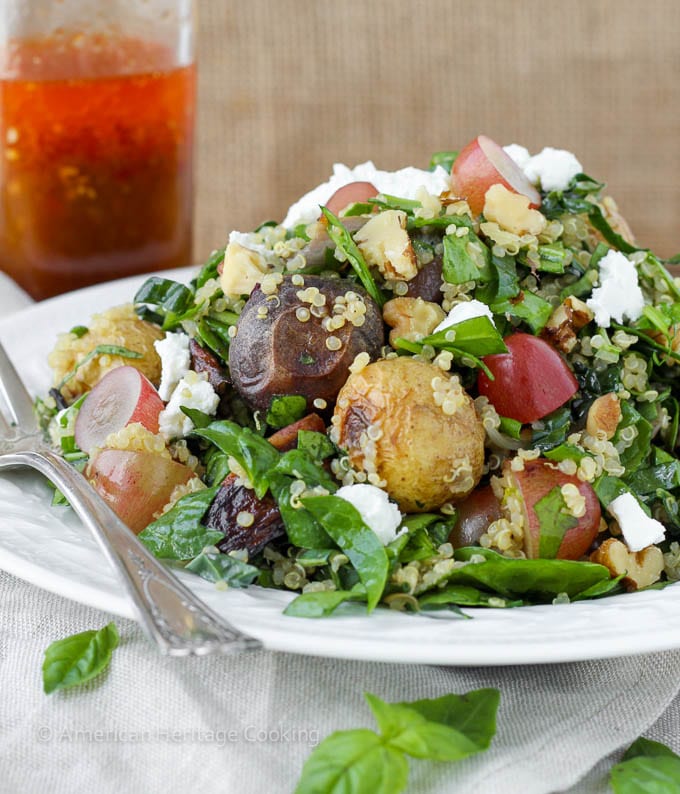 Quinoa Roasted Vegetable Chopped Salad