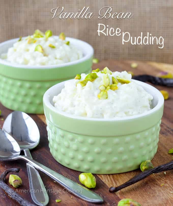 Vanilla Bean Rice Pudding