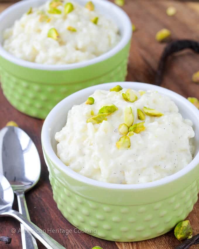 Vanilla Bean Rice Pudding