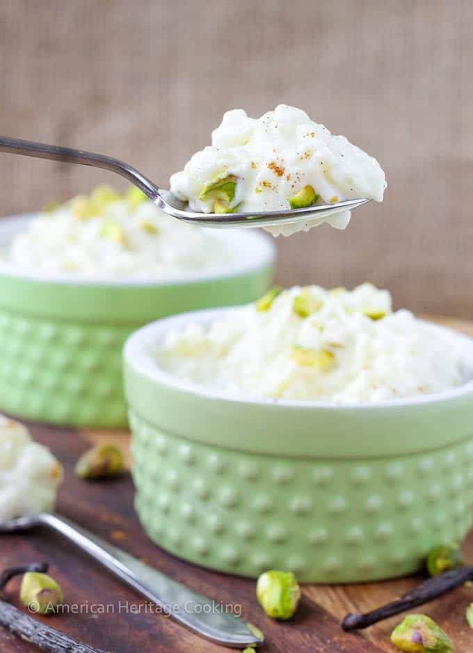 Vanilla Bean Rice Pudding