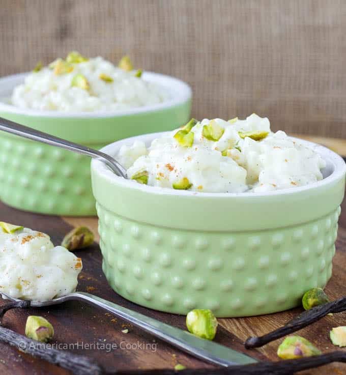 Vanilla Bean Rice Pudding