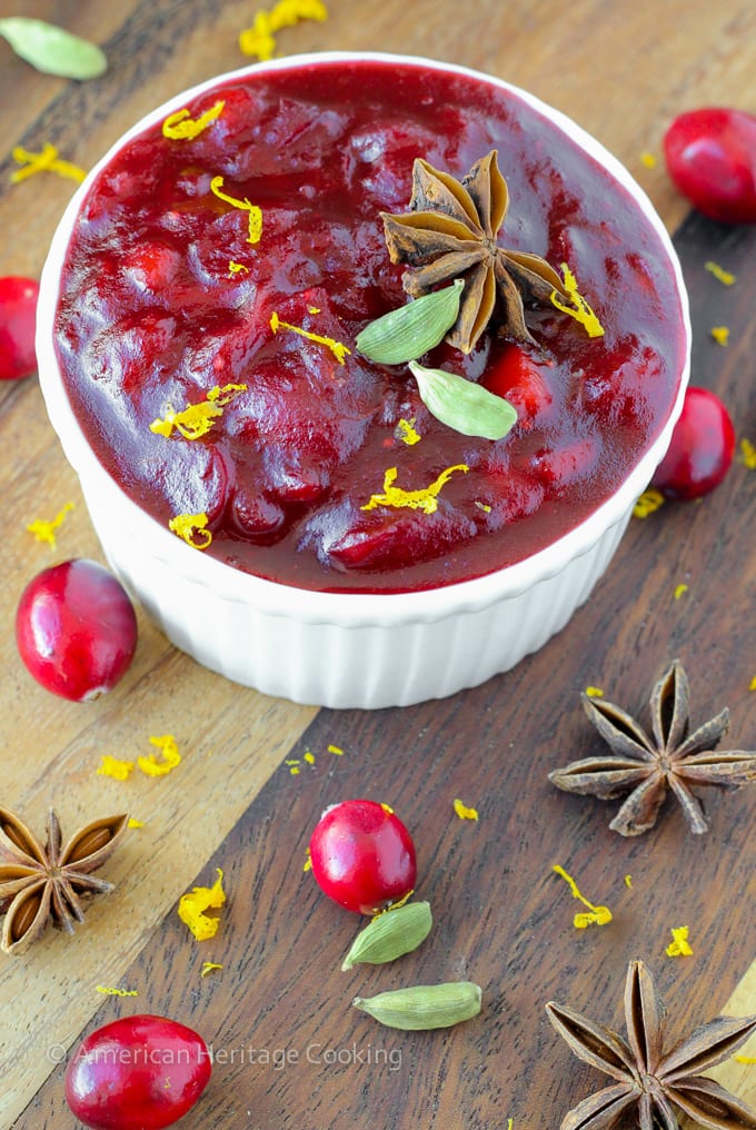 Break out of the cranberry rut with this Spiced Apple Cider Cranberry Sauce| An easy recipe for any night or your holiday feast!
