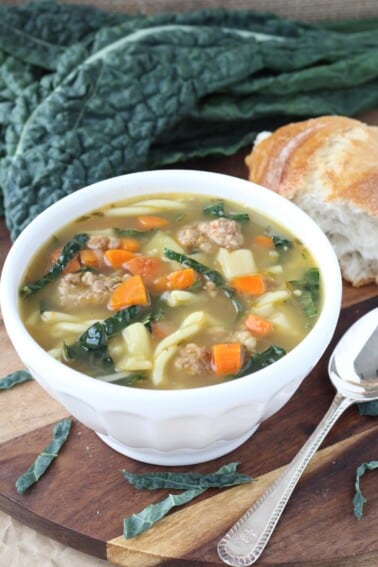 Tuscan Vegetable Sausage Soup Featured Image