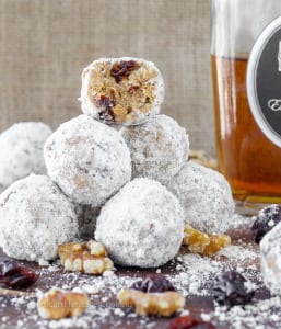These easy no bake Gingersnap Brandy Balls are delicious and easy! The perfect addition to an adult holiday dessert spread!