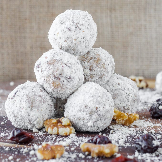 No-bake Gingersnap Brandy Balls