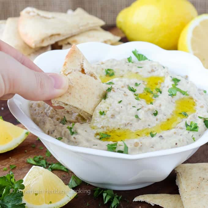 Baba Ganoush is a silky, smoky eggplant dip! This easy recipe hits all the right notes for a dip: creamy, tangy, and addicting! 