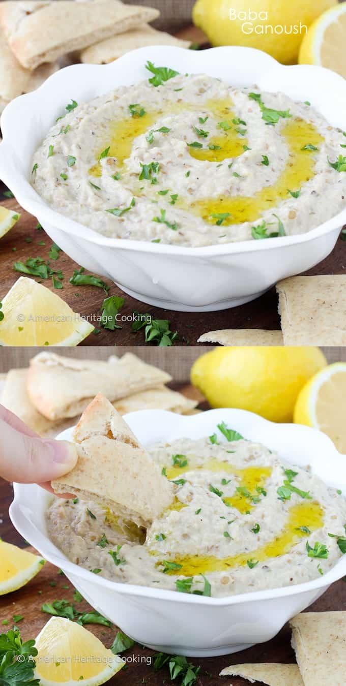 Baba Ganoush is a silky, smoky eggplant dip! This easy recipe hits all the right notes for a dip: creamy, tangy, and addicting! 