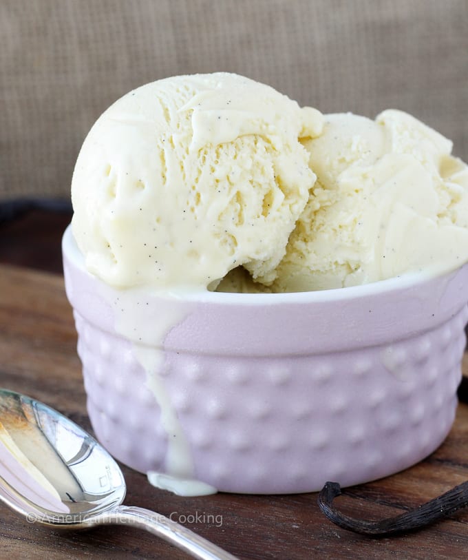 A recipe for a classic French Vanilla Ice Cream that is bursting with vanilla flavor!