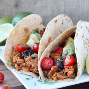 Chipotle Chorizo Chicken Tacos - Featured Image