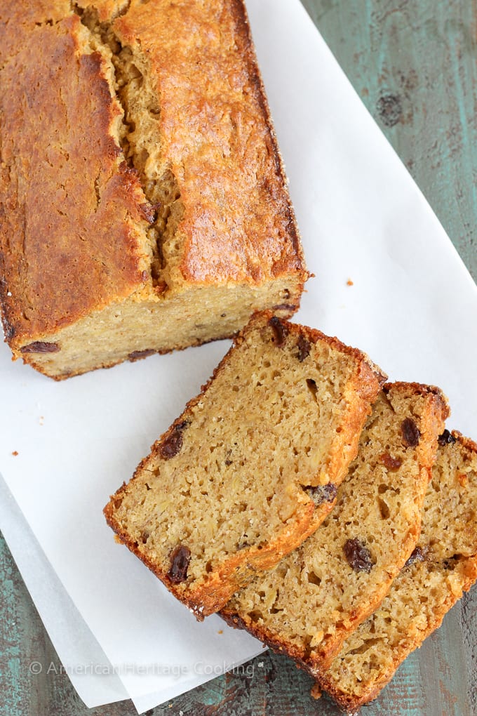 This Brown Butter Rum Raisin Banana Bread is a sinfully delicious combination of nutty brown butter, rum soaked raisins and incredibly moist banana bread! So delicious, you won’t want the loaf to end!