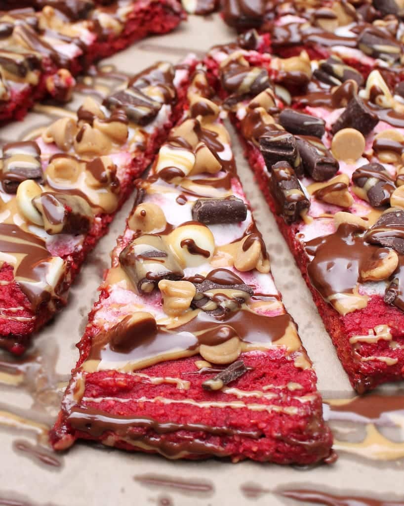 Sneak more veggies into your dessert with this Beet Dessert Pizza! Gluten Free and super easy! 
