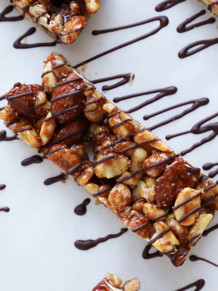 Homemade KIND Bars Copycat Recipe one bar