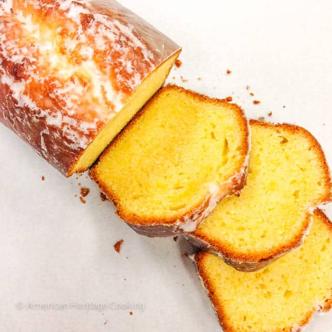 Culinary School Update Part 3 : Lemon Pound Cake