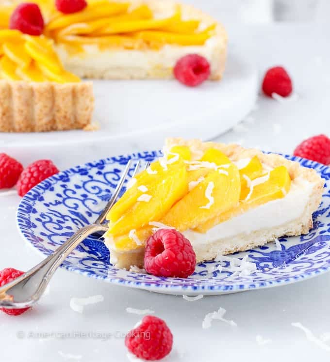 You will love this Coconut Mango Tart! It is fresh and perfect for Summer! 