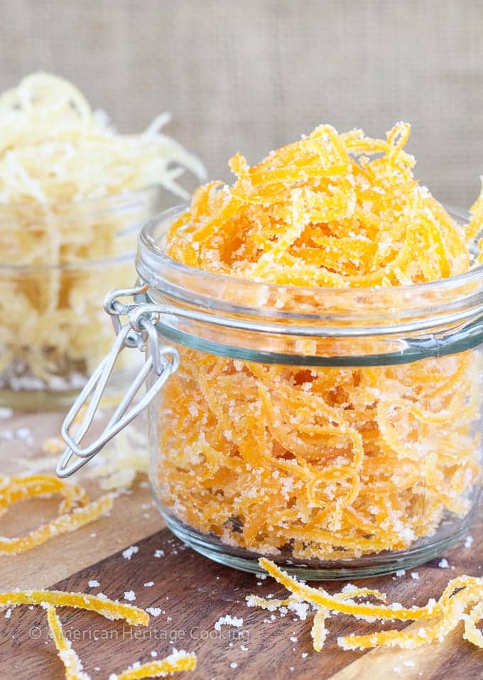 Candied Lemon Peel Recipe