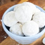 In these Cardamom Walnut Snowballs toasted walnuts blend perfectly with warm cardamom. Plus who can resist a cookie coated in powdered sugar?!