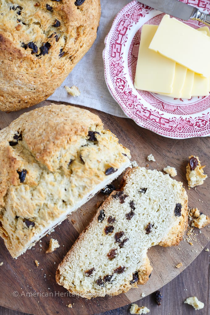 This Irish Soda Bread is tender and just a little sweet. Nothing is better than a thick slice fresh from the oven slathered with Irish butter and fruit jam. I searched for years for the best soda bread recipe and this is it!!!
