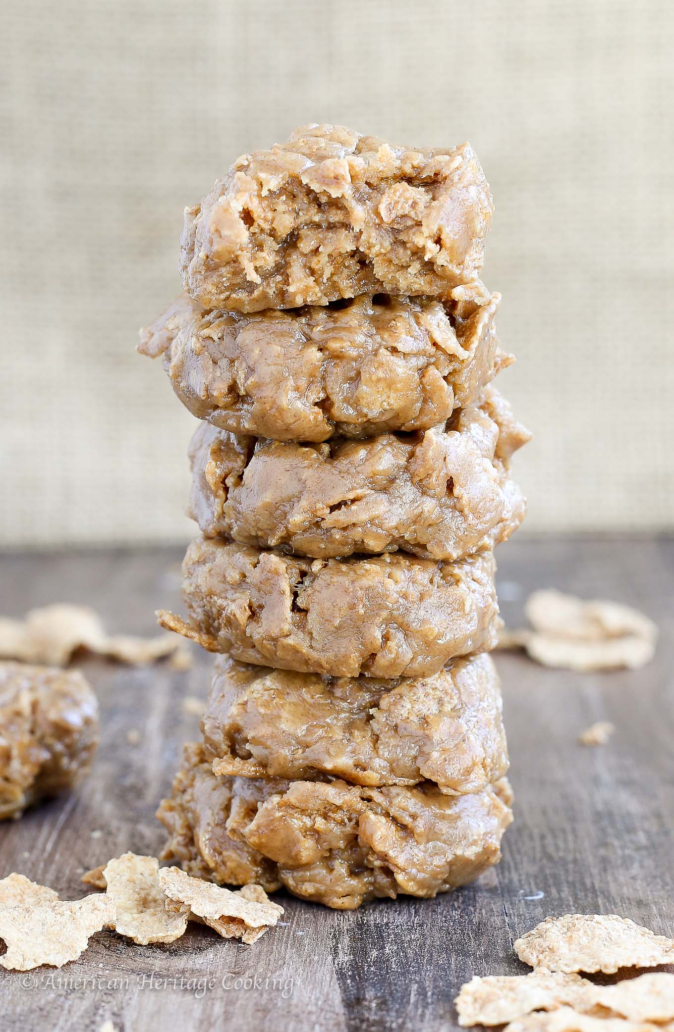 These 5 ingredient 0No Bake Peanut Butter Cookies are soft and crunchy and chewy all at the same time! The sweet peanut butter flavor will have you reaching for another! 
