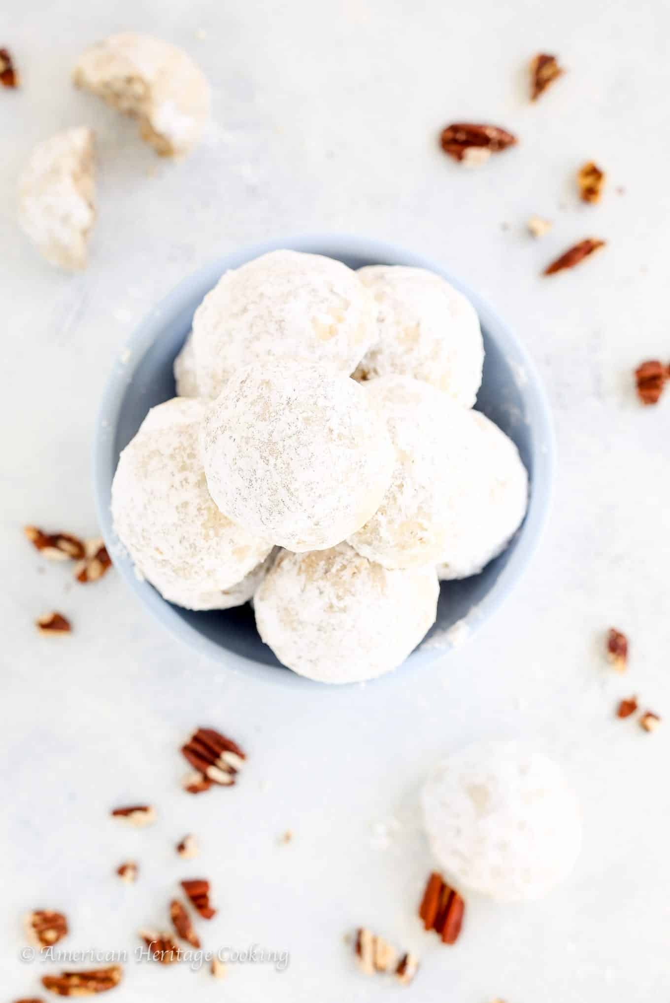 These Russian Tea Cakes are the perfect combination of crumbly and soft. They literally melt in your mouth! 