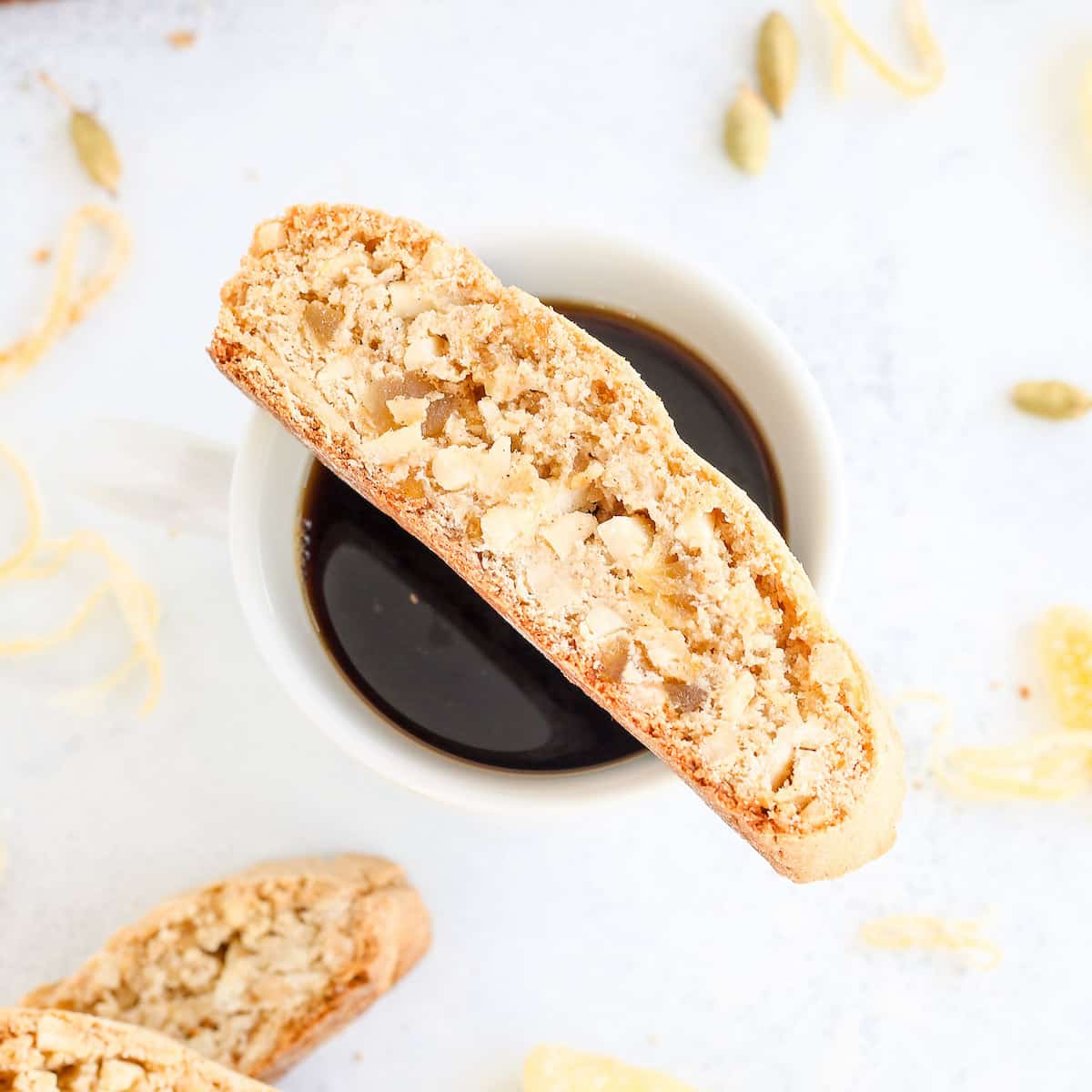 Salted Caramel Biscotti with Almonds and Pecans – Homemade Italian