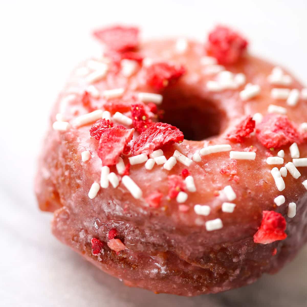 Strawberry Glazed Donuts - Stephanie's Sweet Treats