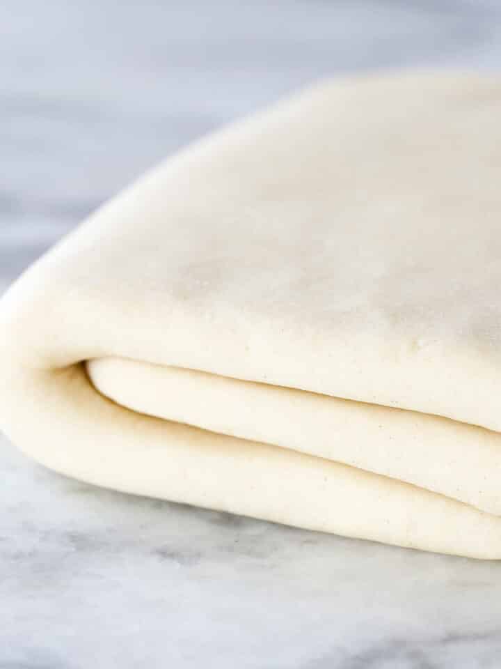 Inverse Puff Pastry close up detail
