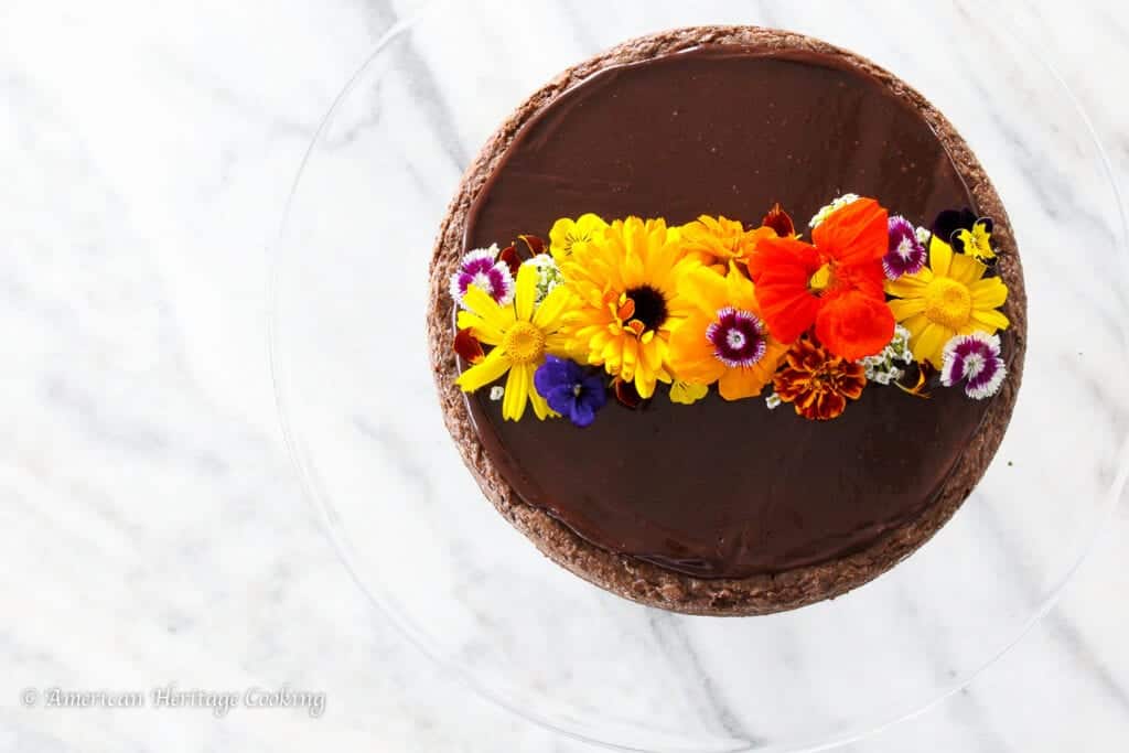 This Hazelnut flourless chocolate cake is rich and chocolatey 