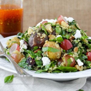 Quinoa Roasted Vegetable Chopped Salad