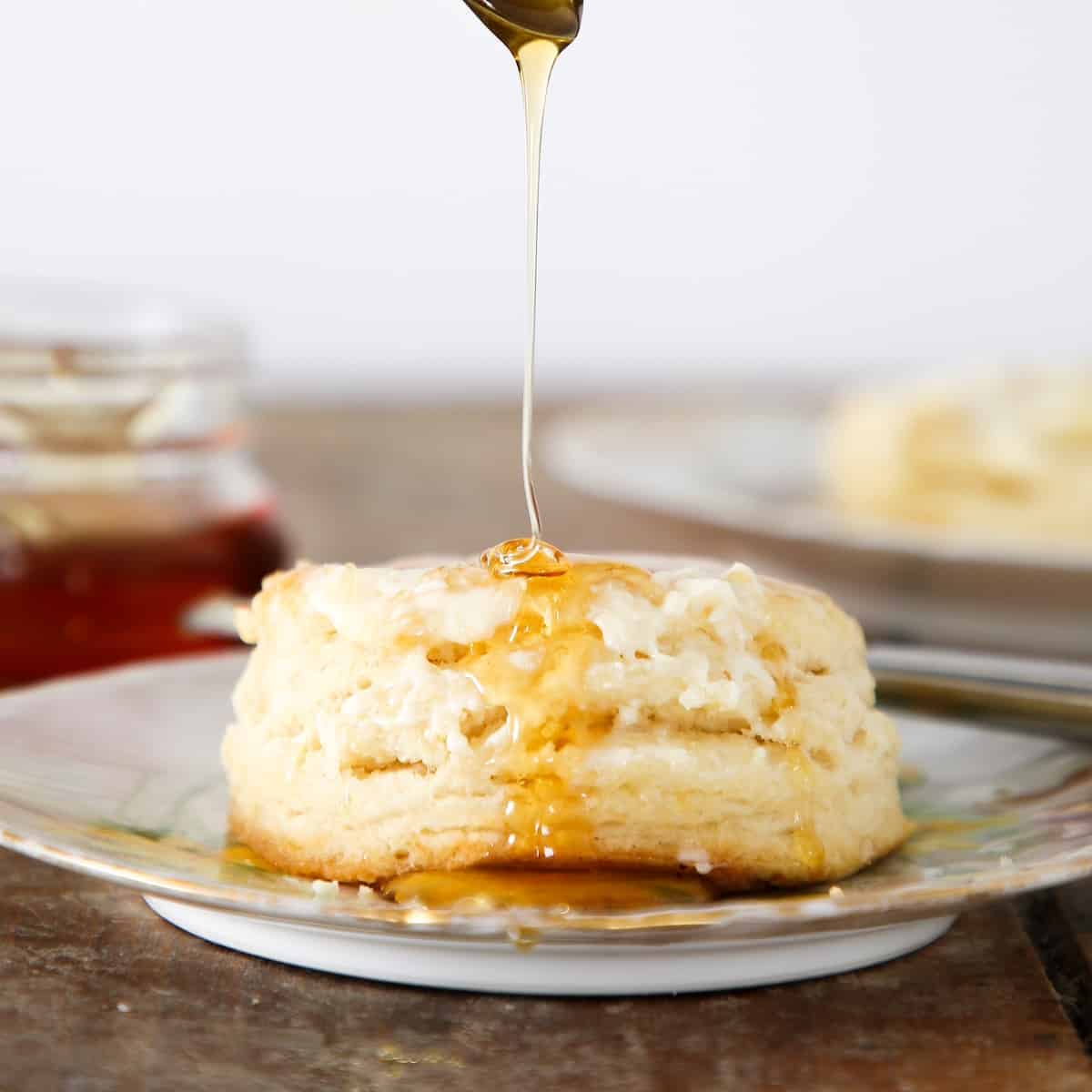 Buttermilk Biscuits honey drizzle